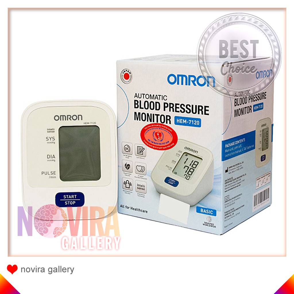 OMRON TENSIMETER DIGITAL HEM 7120 ALAT PENGUKUR TEKANAN TENSI DARAH