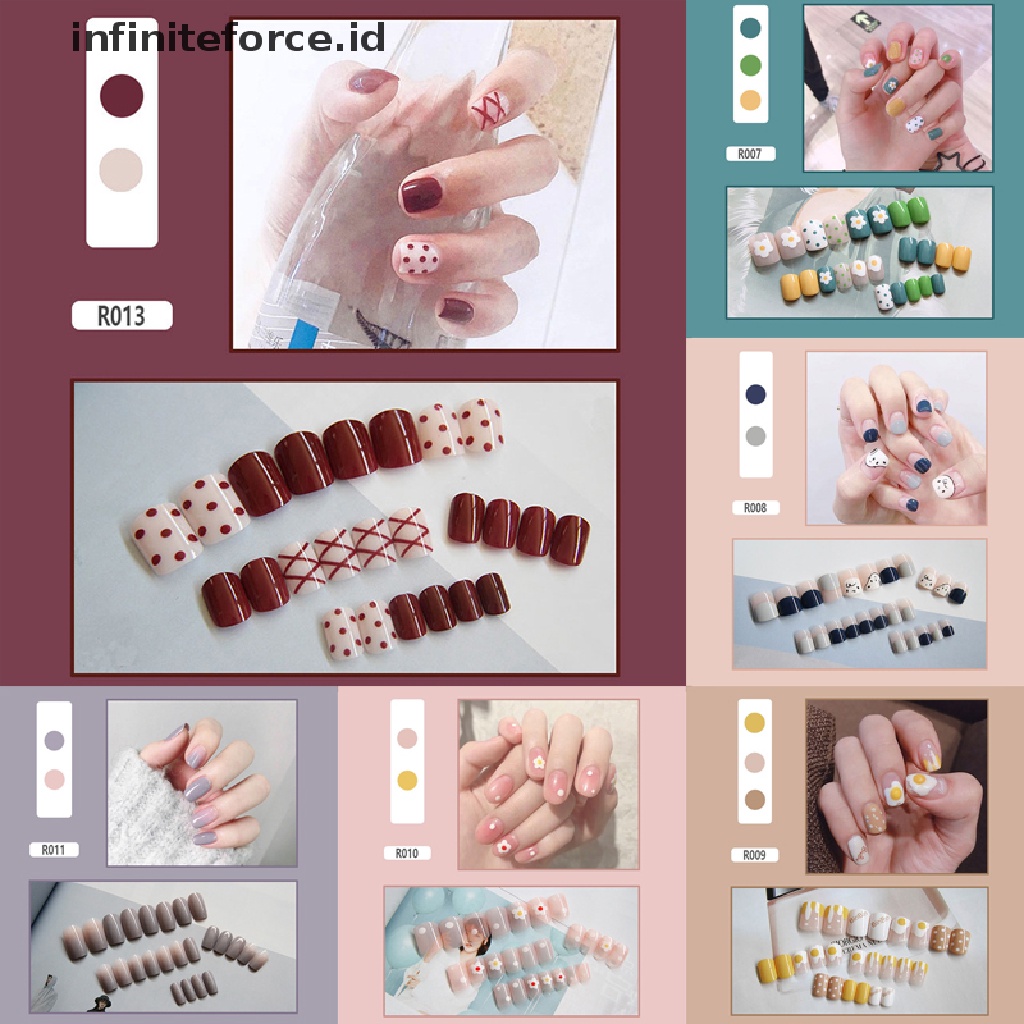 Infiniteforce.id Stiker Kuku Motif Snowflake / Santa Claus Untuk Nail Art