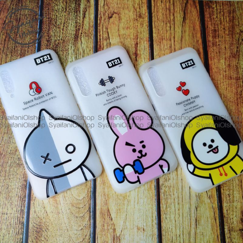 Case Samsung A50 (SM-A505) / A50s (SM-A507) / Galaxy A50 / A50s Softcase Karakter BT21 lucu