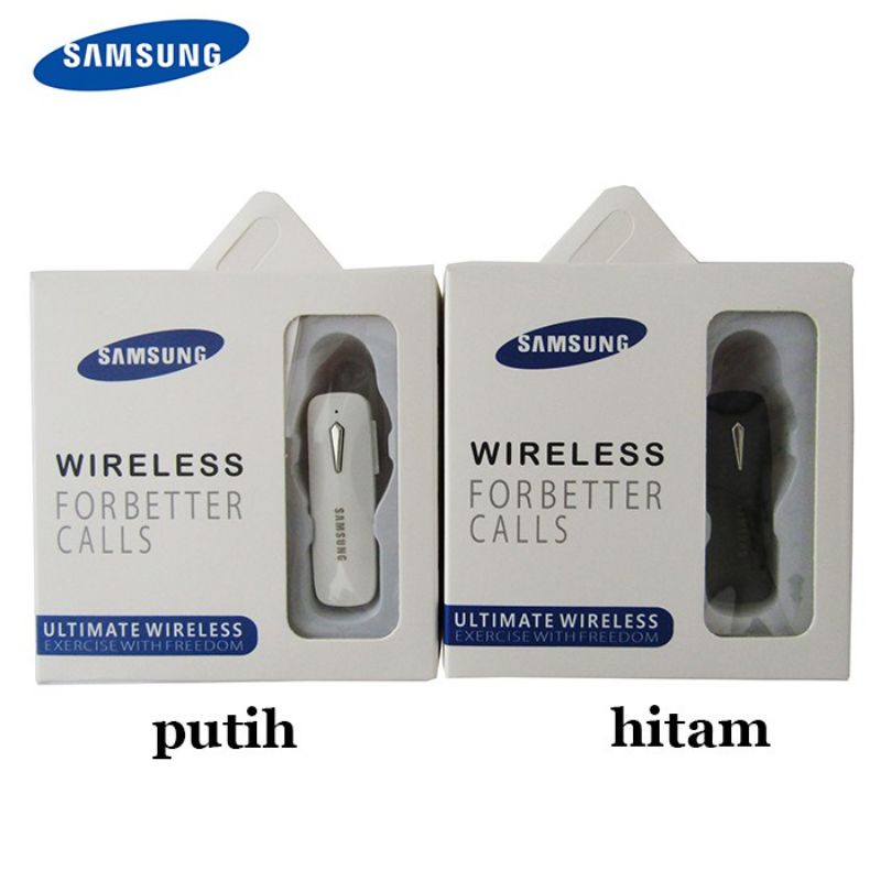 Headset Bluetooth Earphone Handsfree Samsung Wireless Original Warna hitam