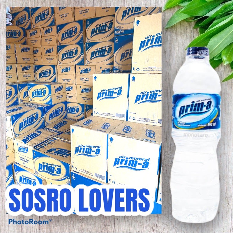 

PRIMA Air Mineral SOSRO 600ml 1 Karton Isi 24pcs