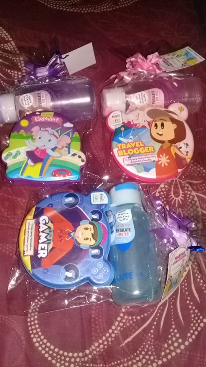 Souvenir Ultah Botol Minum Kotak Makan Mini