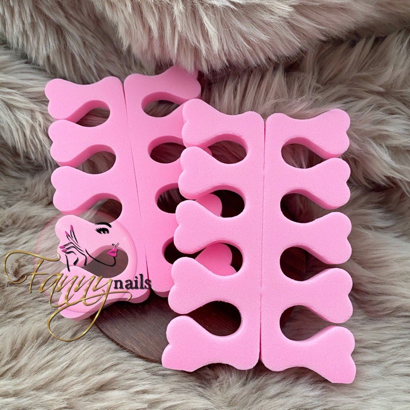 Mysterygirl - Spon Pembatas Jari Sekat Jari Mailart / sponge jari toe separator Tangan kaki Jari Kaki Tangan Toe Seperator Nail Art Manicure Pedicure