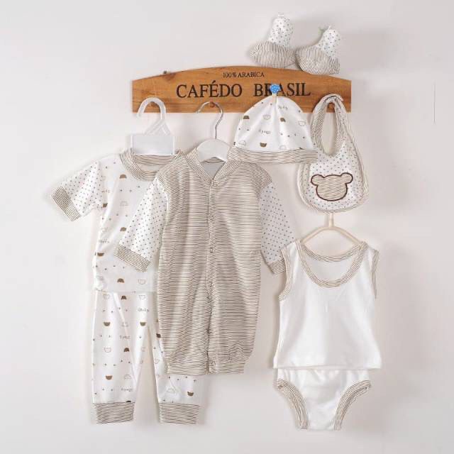 LIN9034 - 8 in 1 IMPORT Baby Set Cotton