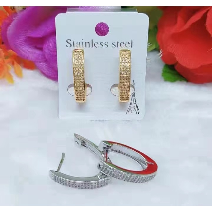 Anting Titanium Mata Full Perhiasan Fashion 203