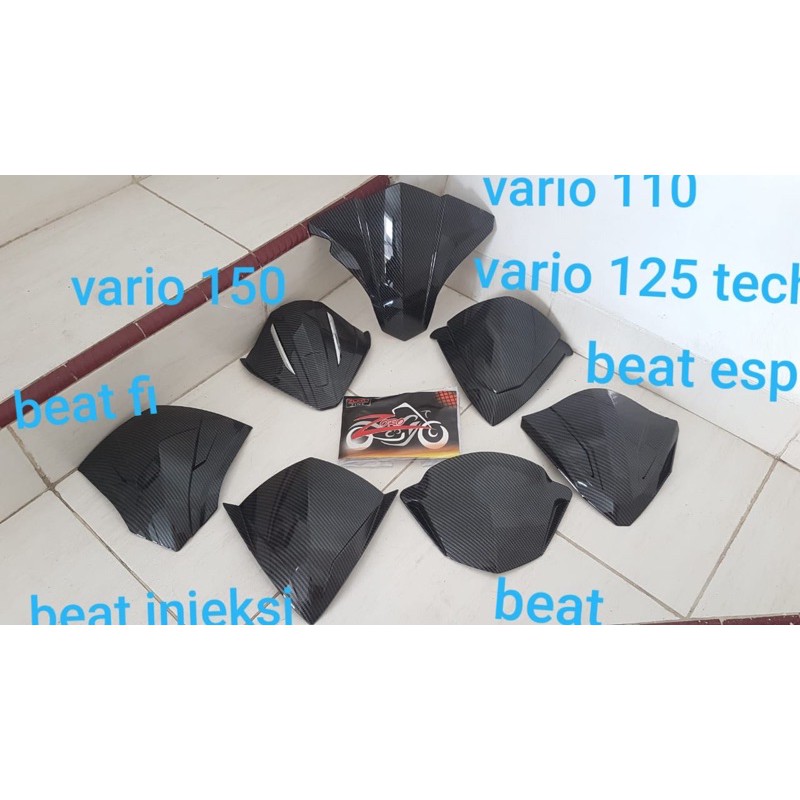 VISOR KARBON VARIO 150 VARIO 125 BEAT F1 BEAT KARBU BEAT ESP NEW VARIO 110f1 VARIO TECHNO 125 carbon