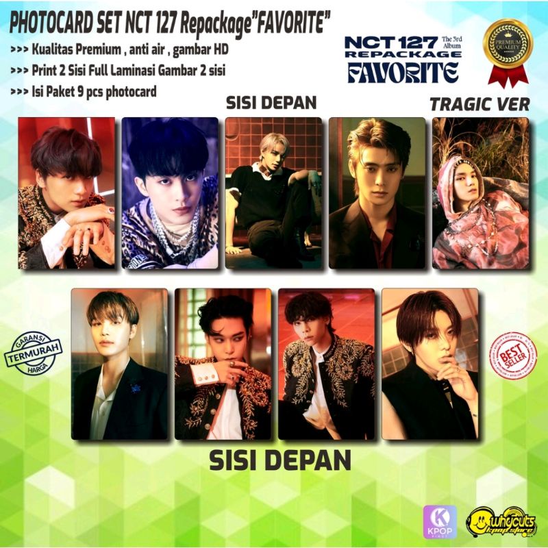 PHOTOCARD SET PC NCT 127 PREMIUM // FAVORITE REPACKAGE