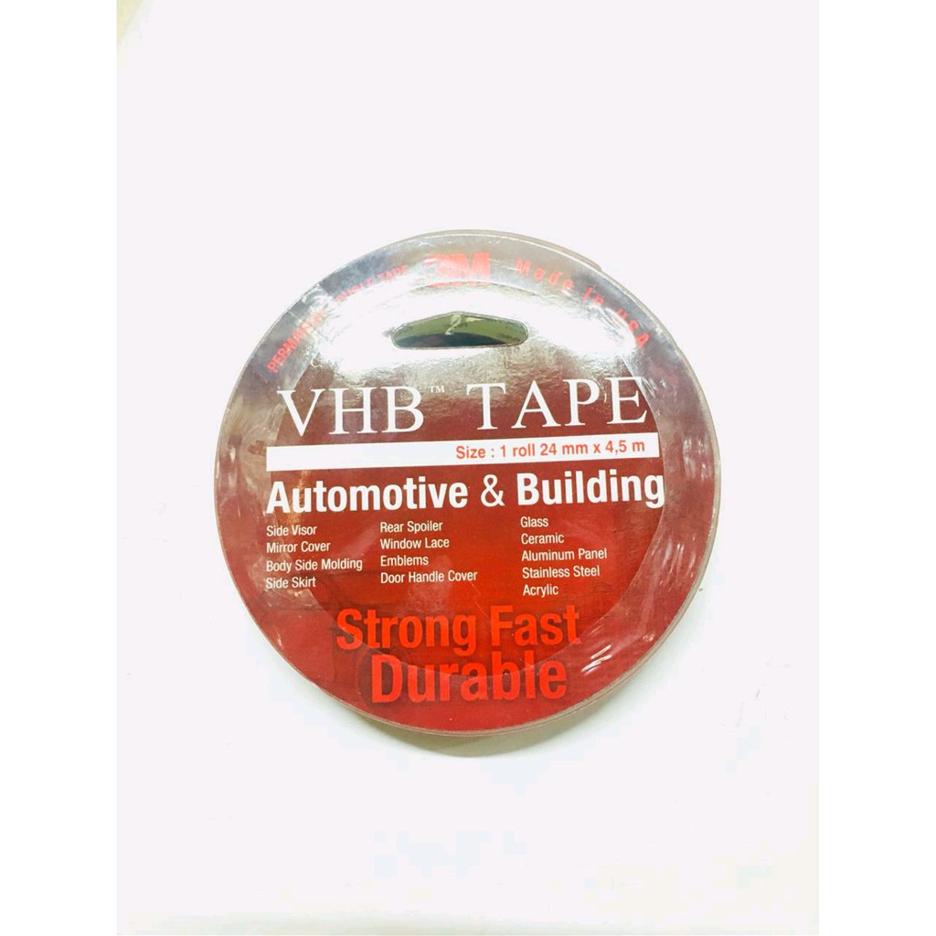 

Double Tape 3M VHB 24 mm ORIGINAL - DOUBLE FOAM TAPE Berkualitas