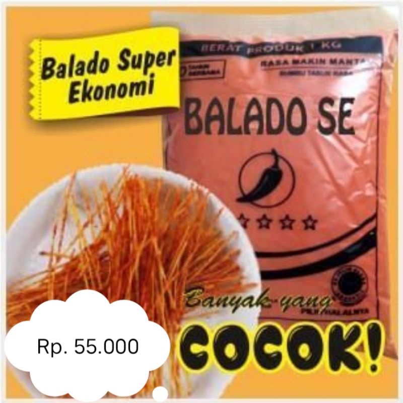 

bubuk balado super enak super ekonomis netto 1kg