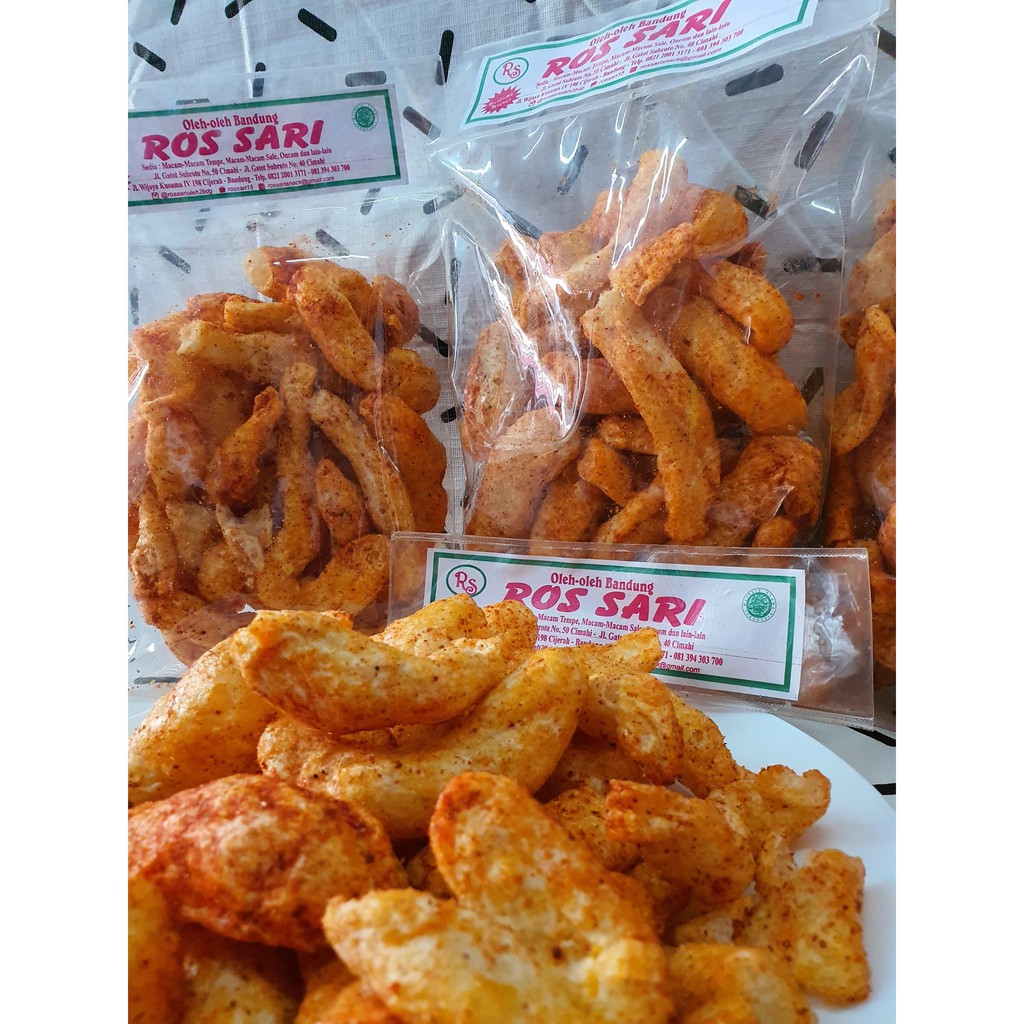 Batagor Goreng Kering Pedas 150Gr Oleh Oleh Bandung