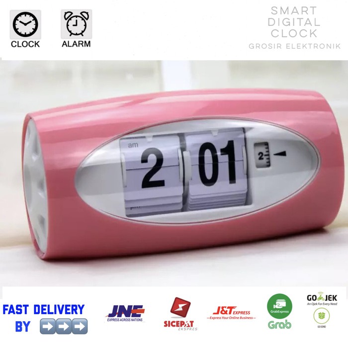 Jam Meja Unik GH 1008 / Digital Desktop Smart Clock / Jam Weker Keren GH-1008 GH1008