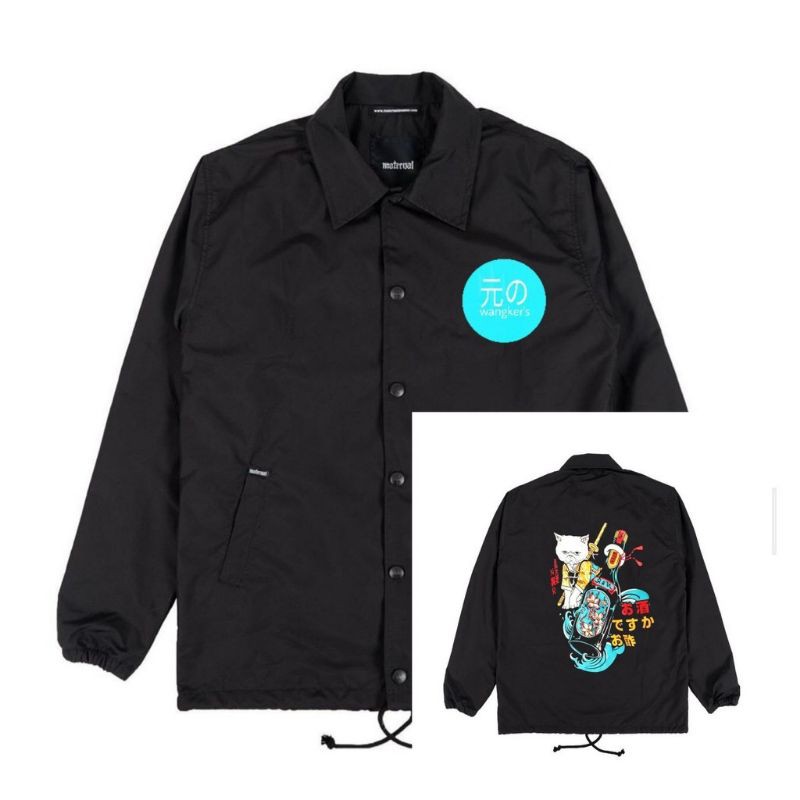 JKT DST - jacket erigo Unisex Pria jaket coach Jepang original wangkers windbreaker JAPAN KUCING