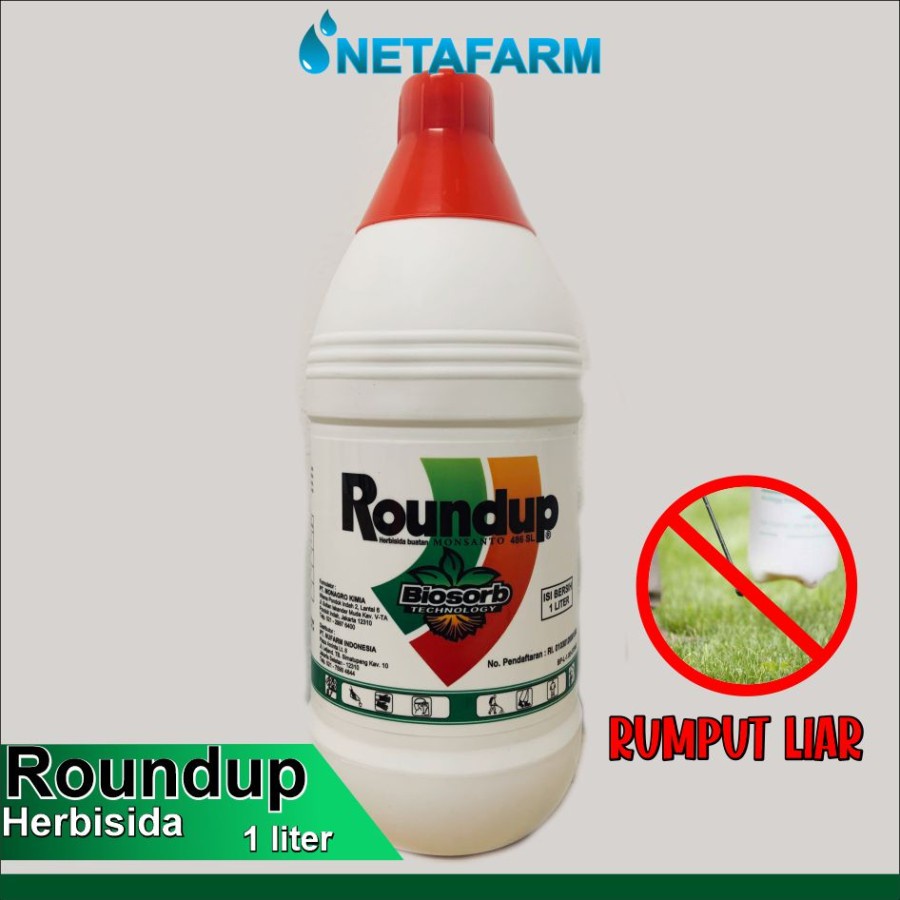 Roundup 486 SL BIOSORB Pembasmi Rumput liar sampai ke akar - 1 Liter