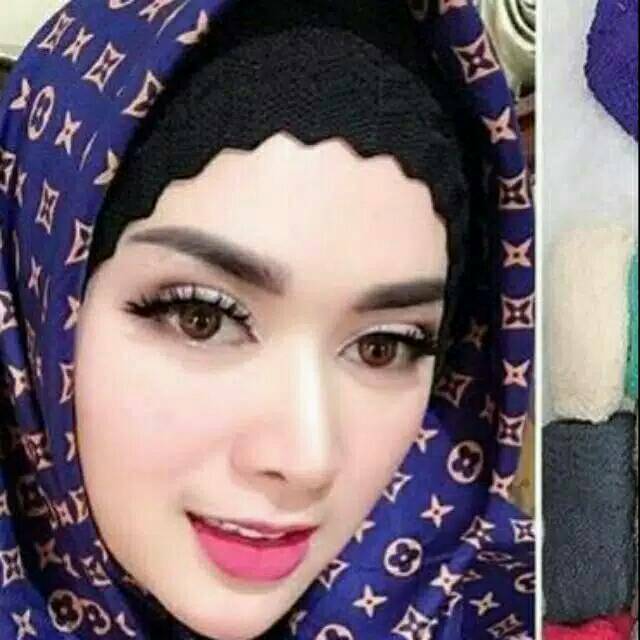 GROSIR bandana ciput rajut nanas zigzag anti pusing dalaman kerudung termurah zigzag atas bawah