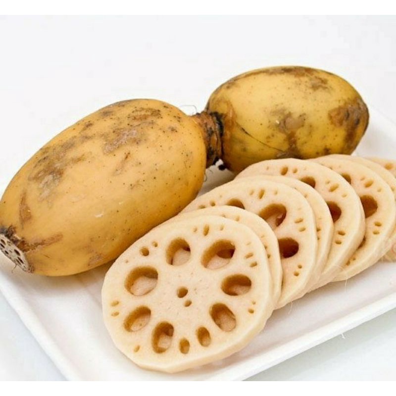 

Akar teratai lotus root fresh | 500 grm