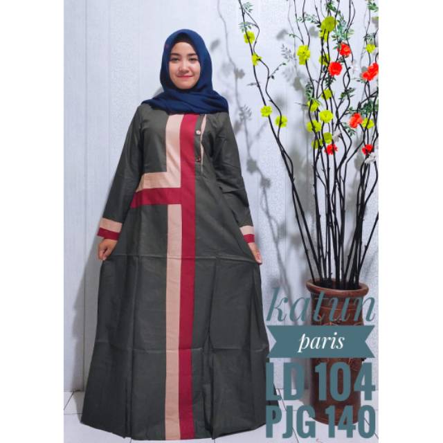 Gamis muslimah toyobo murah meriah elegan n simpel