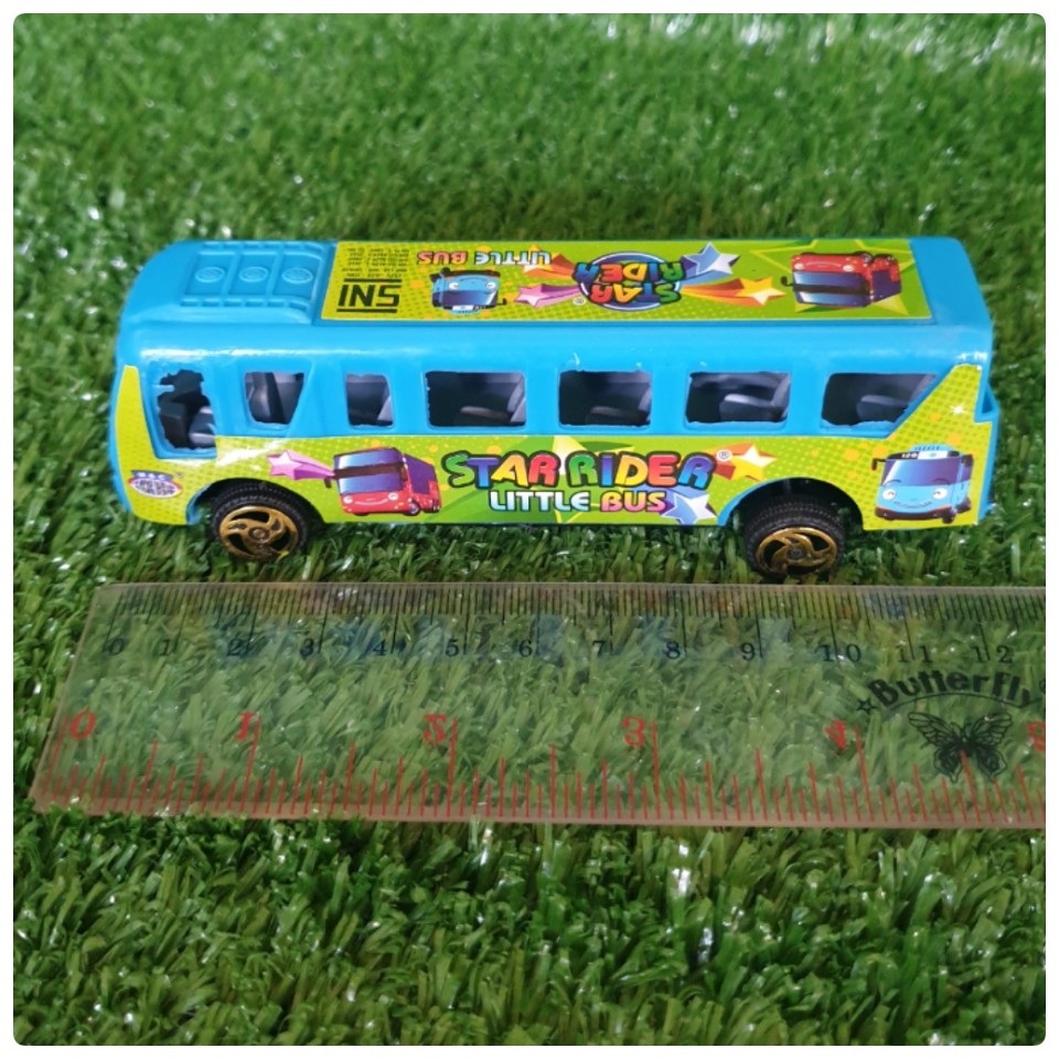 Edufuntoys - LONG LITTLE BUS pulback/ tayo bus panjang/ mainan mobil mobilan/ little bus/ mobil tayo/ mainan anak laki laki-8