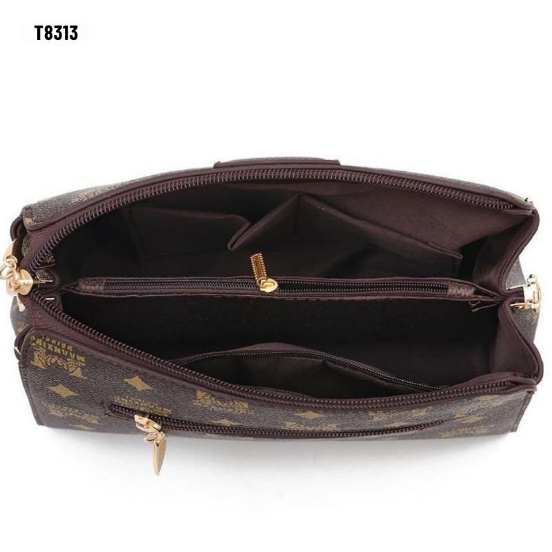 [IMPORT] T8313 - TAS SELEMPANG WANITA FASHION IMPORT - DAPAT 2 TALI - 76BAGSTORE