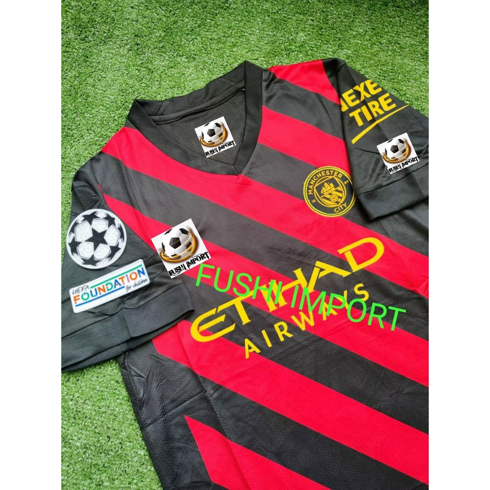 Jersey Baju Bola City Away Full Patch 2022 2023 Grade Ori