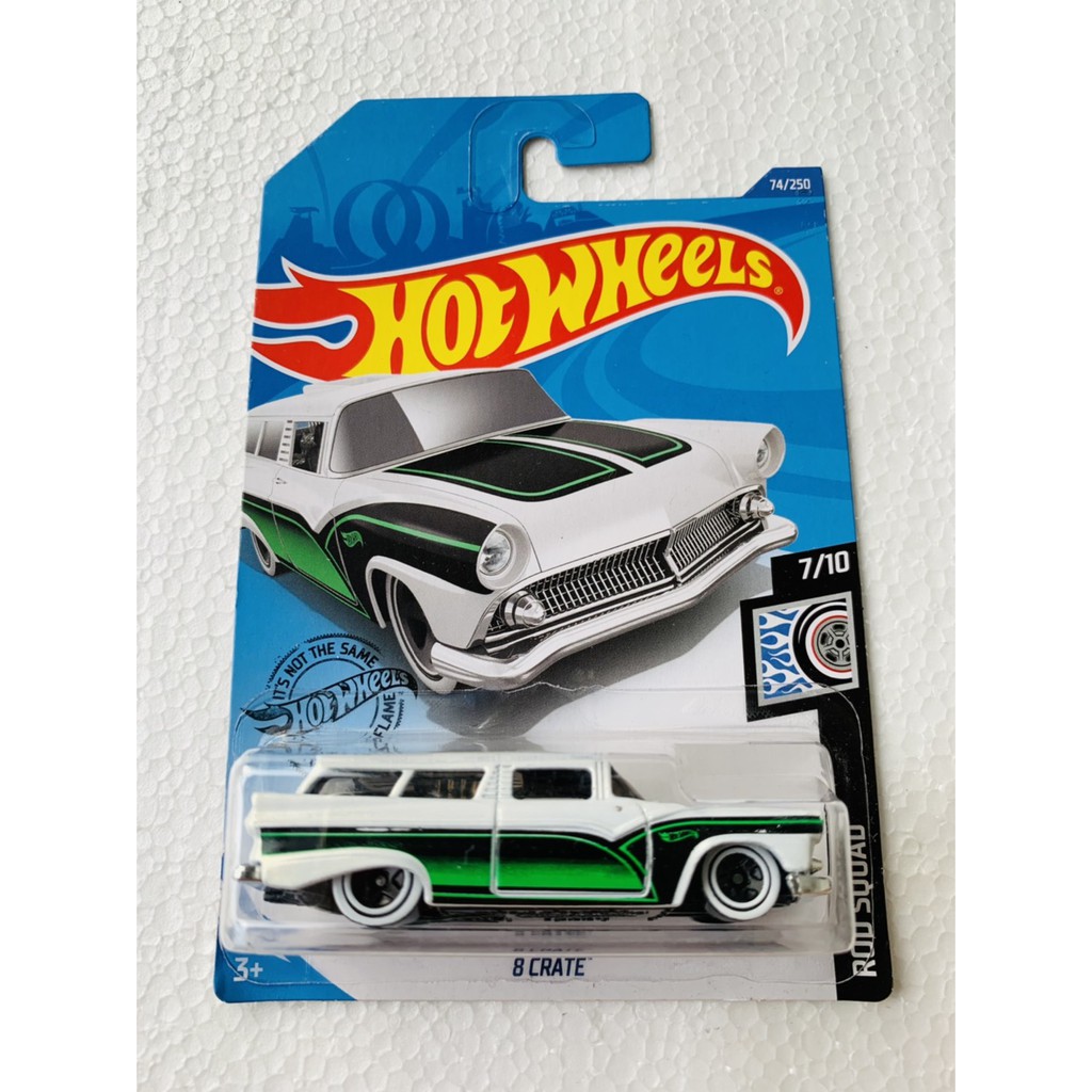 HOT WHEELS HOTWHEELS 8 CRATE PUTIH ROD SQUAD DIECAST MOBIL HOTWEELS HOTWILS LANGKA MURAH TRACK STARS
