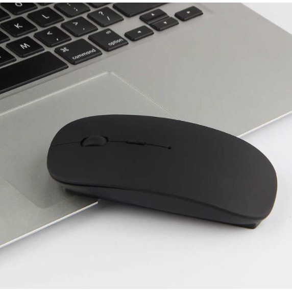 mouse wireless 2.4ghz usb 2.0 1200dpi optical silent slim rechargeable on off for pc laptop mac