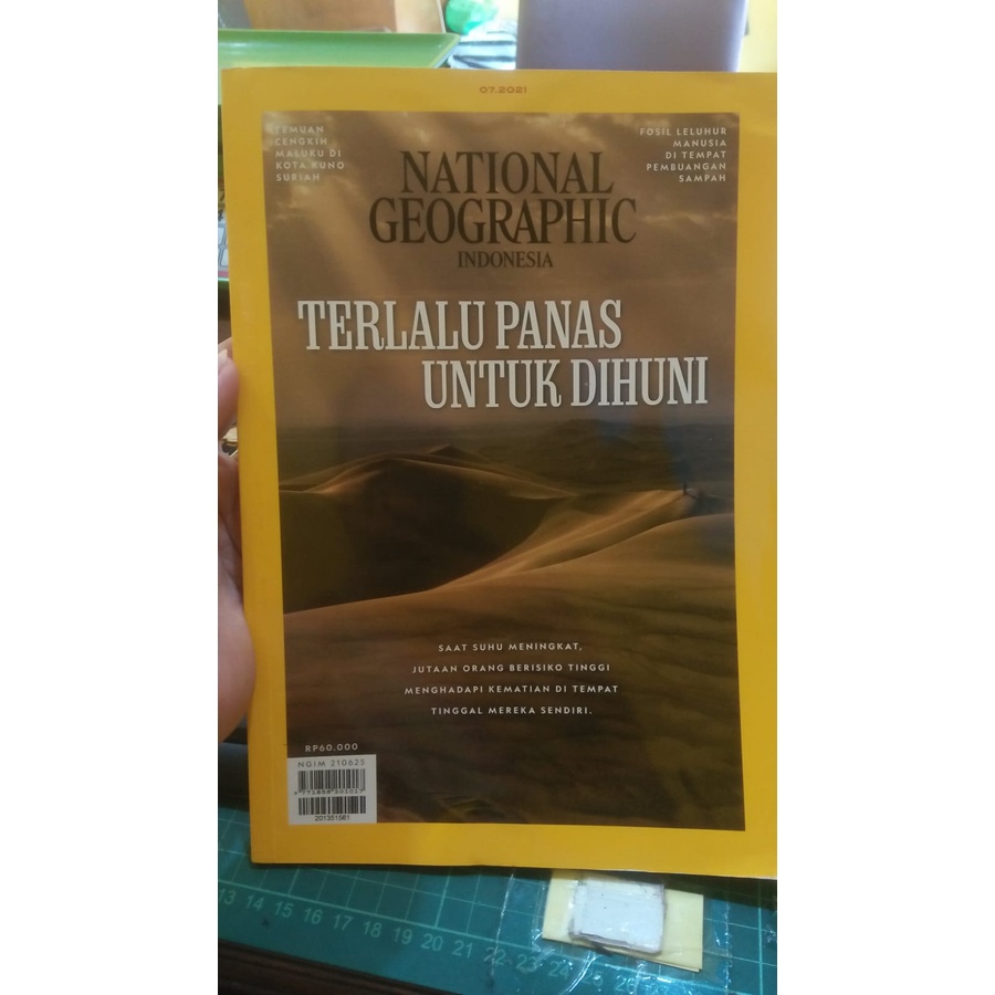 National Geographic Indonesia bulan Juli 2021 ~Terlalu Panas Untuk Dihuni