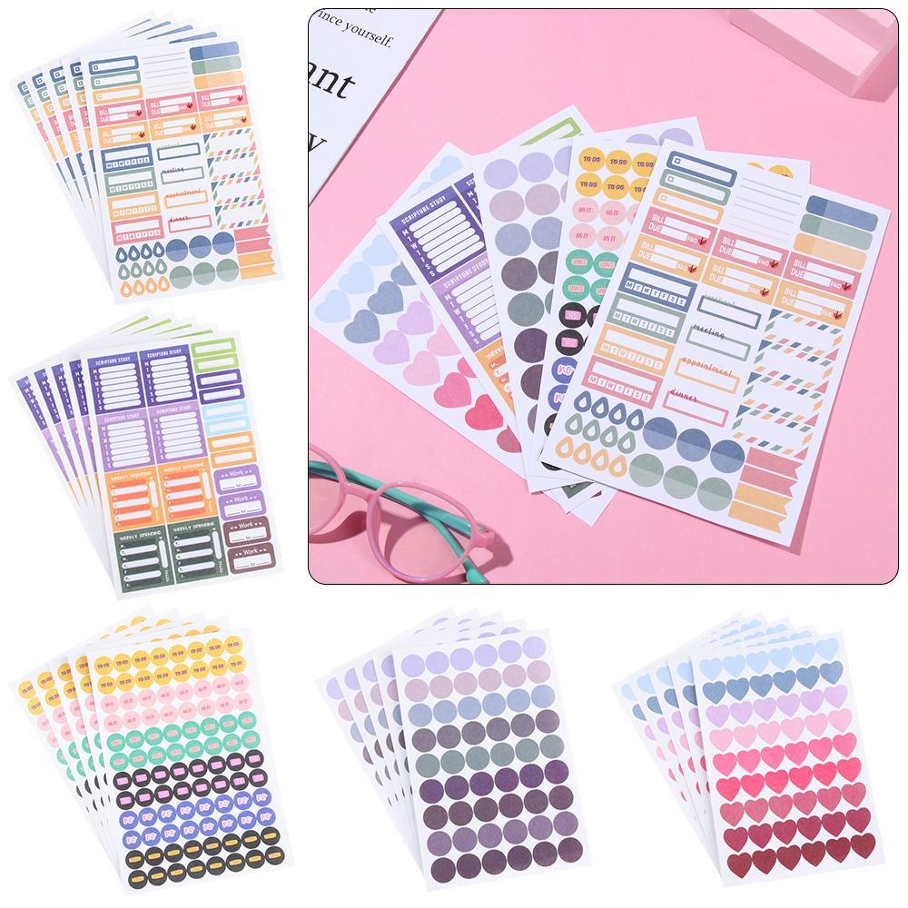 Populer 5sheets To Do List Stiker Stationery Sticky Notes Jurnal Scrapbooking Dekorasi