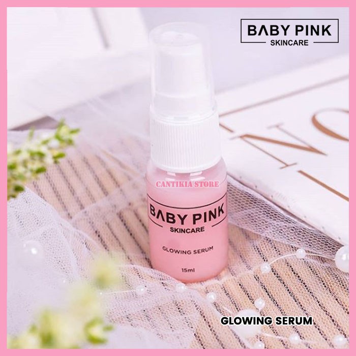 GLOWING SKINCARE PINK TERBAIK | BABY PINK SKINCARE GLOWING SERUM 100% ORIGINAL RESMI BPOM