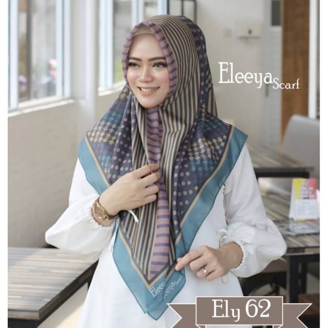 HIJAB SEGIMEPAT MOTIF ELY 62 II Eleeya Scarf