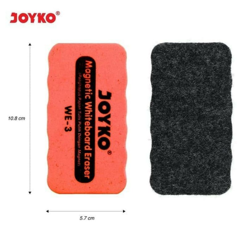 Whiteboard Eraser Penghapus Papan Tulis Putih Joyko WE-3 Magnet