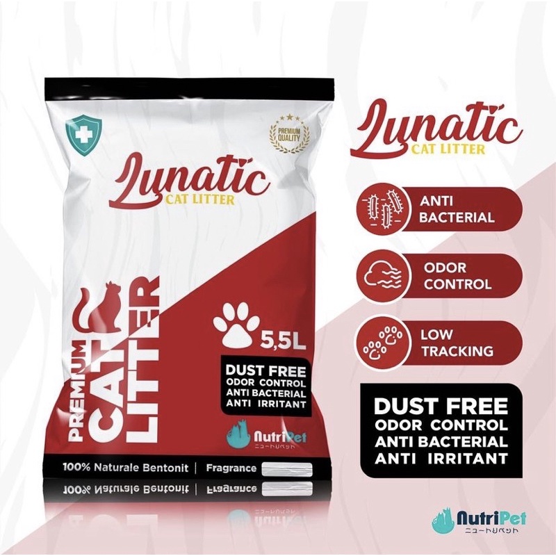 Pasir Kucing Lunatic 5.5L