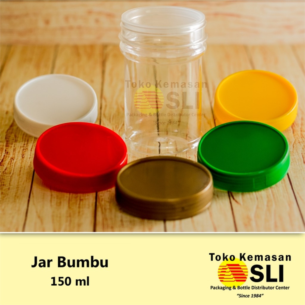Jar Bumbu 150 ml Plastik | Kemasan Package Botol toples bumbu makanan