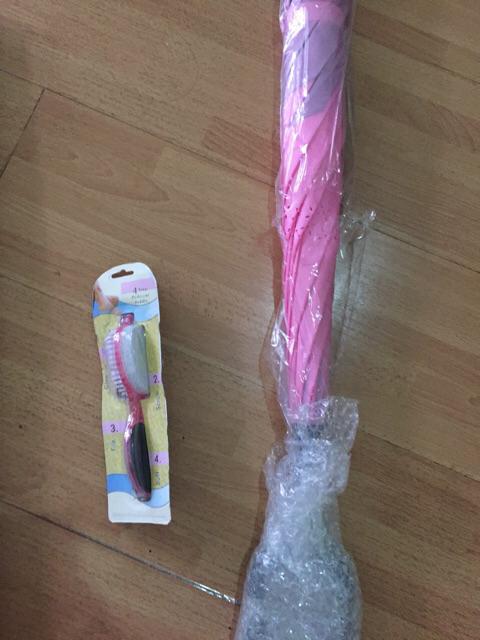 Payung Terbalik Besar 2 Lapis Kain Gagang C Reverse Umbrella Kazbrella Motif