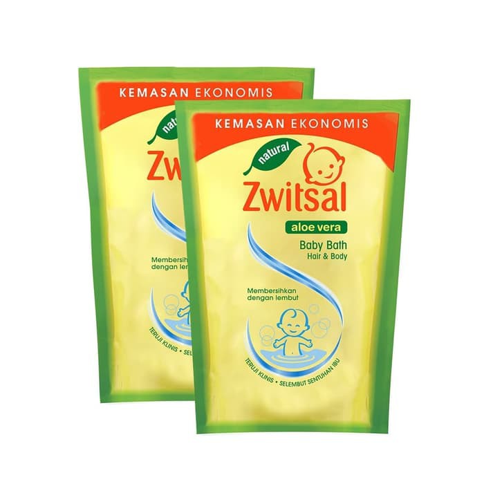 Makassar! Zwitsal Baby Natural Hair And Body Pouch 450Ml