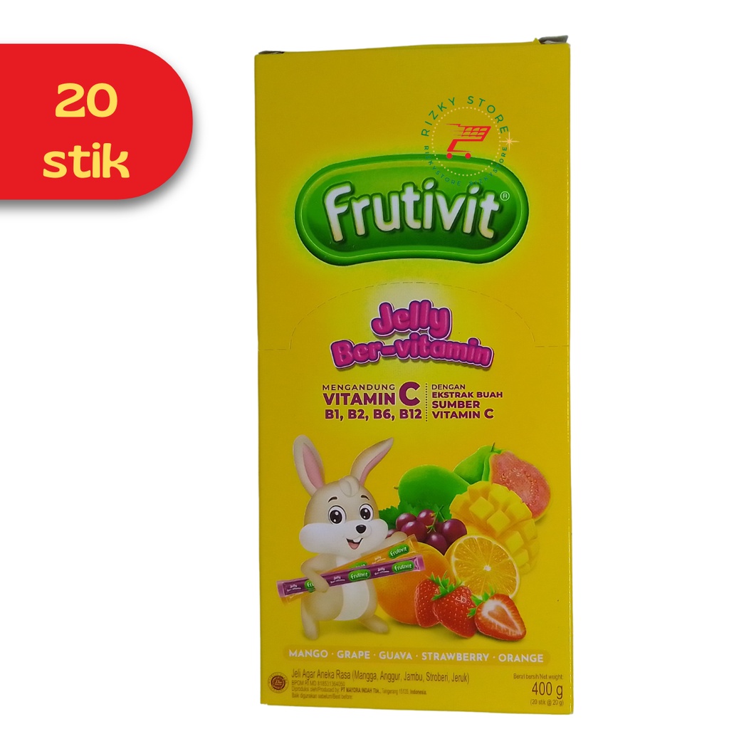 

Frutivit Jelly Ber-vitamin 400gr @20 stik MAYORA
