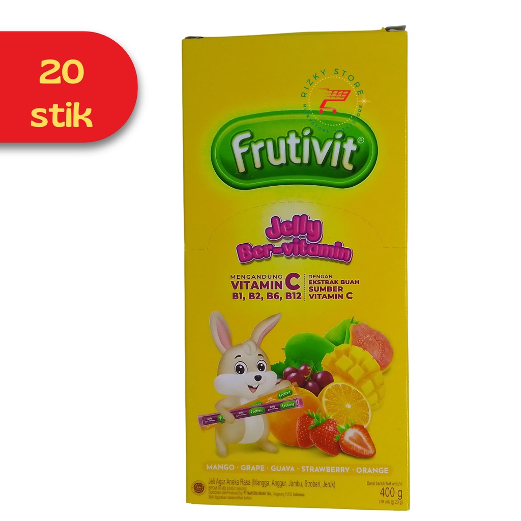 

Frutivit Jelly Ber-vitamin 400gr @20 stik MAYORA