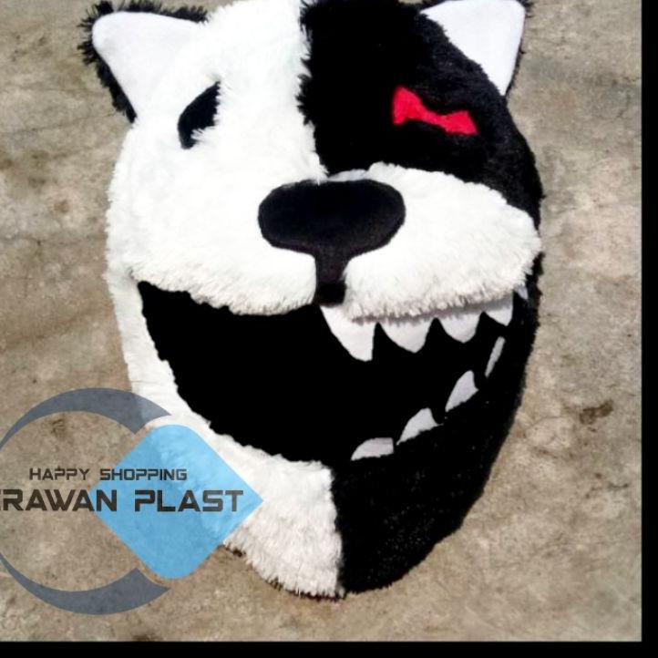 Model Baru.. Cover helm MONOKUMA langka
