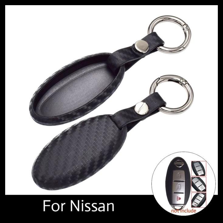 Car Key Cover Smart Key Carbon For Nissan Xtrail, Juke, Livina