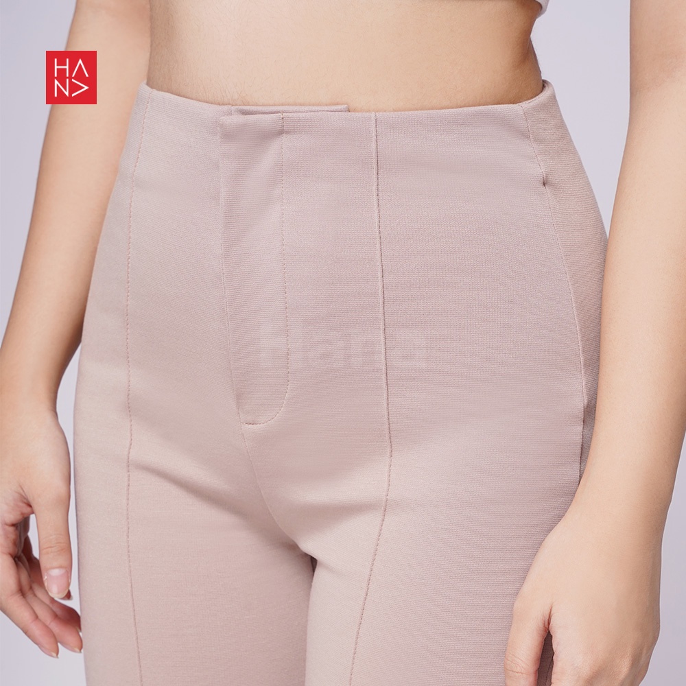 Hana Fashion - Maura Slit Long Pants Celana Panjang Wanita - LP130