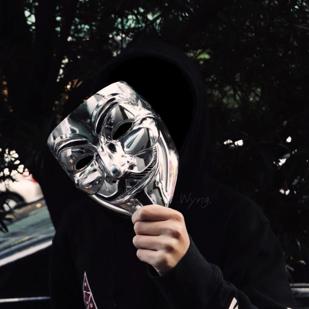 [KODE 9259] Profesional Hacker 10 Warna - Topeng V Vendetta Mask Occupy Anonymous Cosplay Guy Fawkes