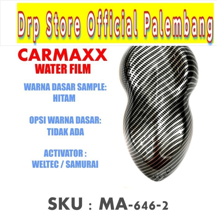 CARMAXX Water Transfer Film 1 x 1m WTP Celup Carbon Fiber 646-2