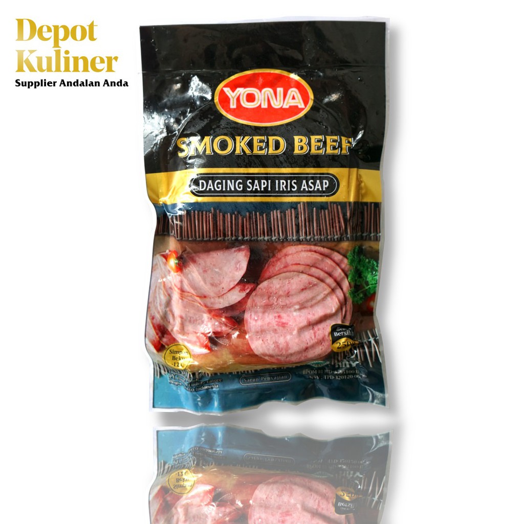 Yona Smoked Beef 250 Gr - Daging Sapi Asap Iris