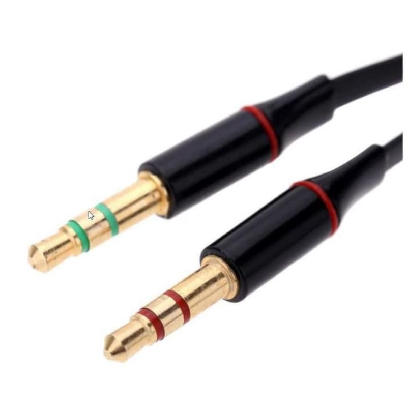 Kabel Audio Splitter 2 Male to 1 Female (2 Jantan ke 1 Betina) 3.5mm