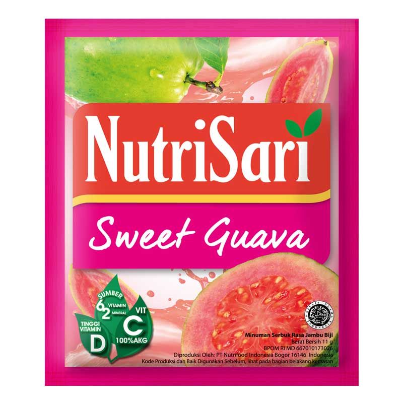 

GPM || [ SWEET GUAVA ] SERBUK MINUMAN SEDUHAN NUTRISARI RENCENGAN 10 SACHET