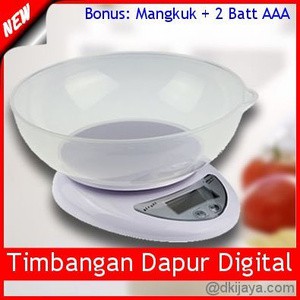 Timbangan Dapur Digital Mangkok / Pan / Bowl