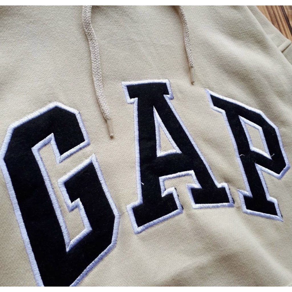 HOODIE GAP CREAM  STREETWEAR HYPE ORIGINAL PREMIUM QUALITY