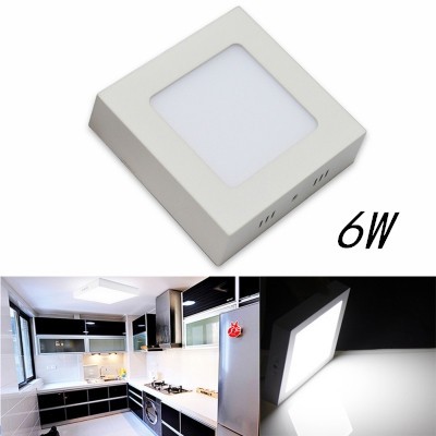 Lampu Panel Downlight LED 6W Outbow KOTAK Putih 6watt-White