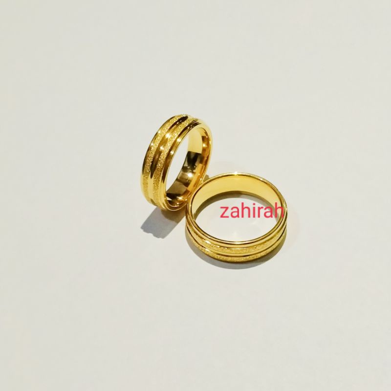 CINCIN COIN COUPLE PRIA WANITA MOTIF PASIR PALING LARIS