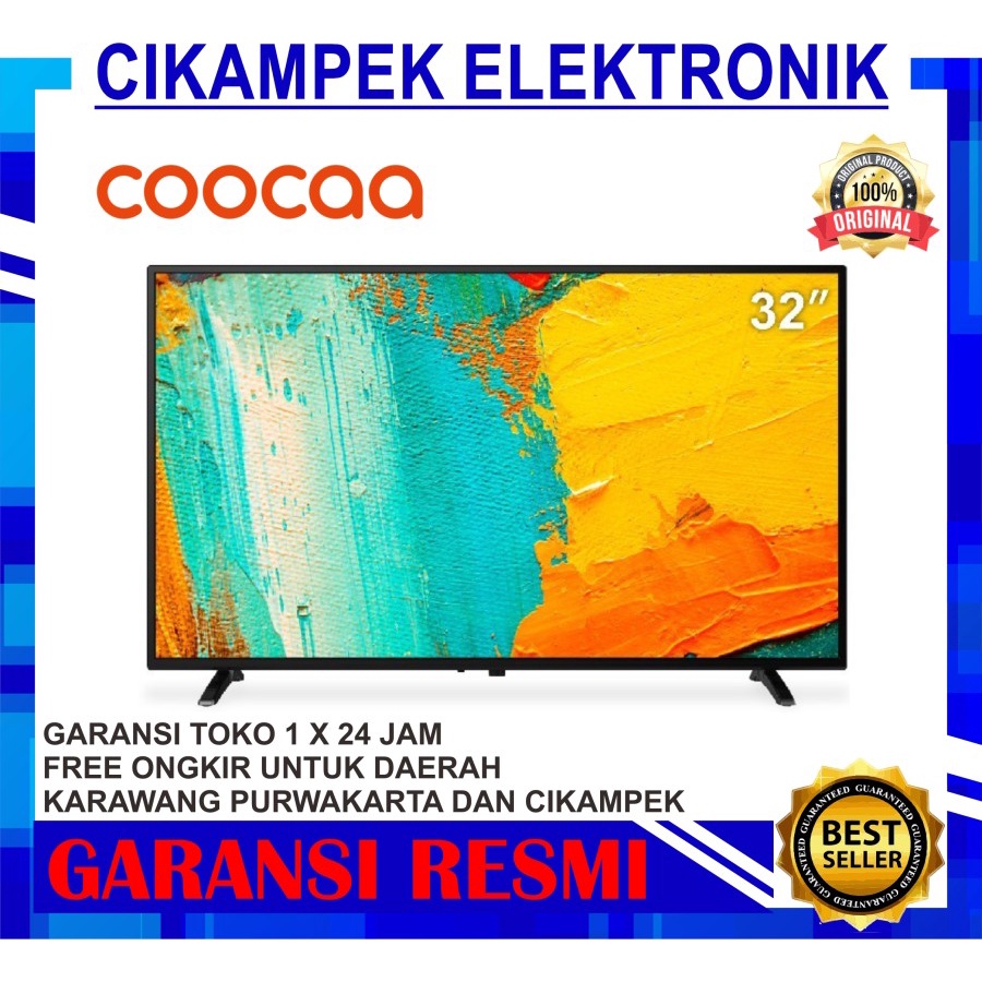 tv led coocaa 32s3g android smart tv 32 inch 32 s3g