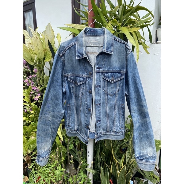 trucker jeans jaket jeans GAP original second bekas